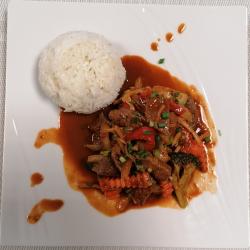 Boeuf au saté