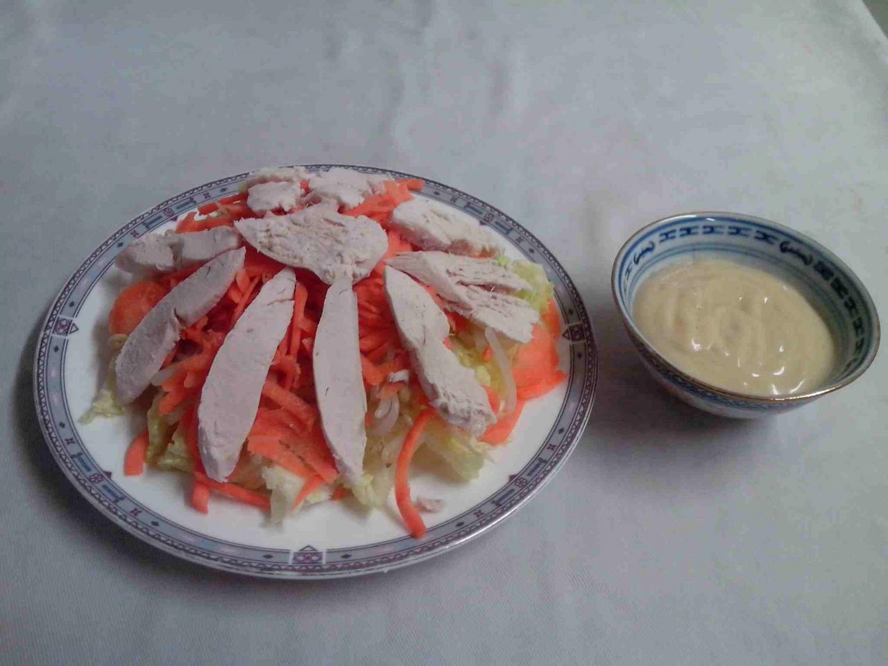 Salade blancs de poulet